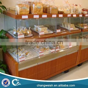 Glass and Wooden Cake Display Case thumbnail-1