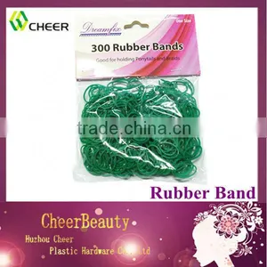 Mini Green Rubber Bands Ring thumbnail-1