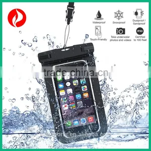 Promotional PVC Waterproof Phone Bag With Neck Cord thumbnail-1