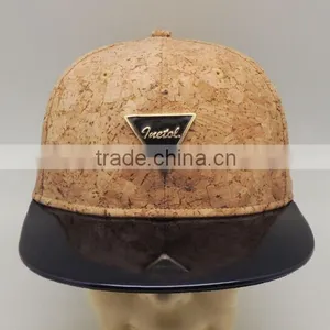 Metal Plate Flat Brim Custom Cork Caps thumbnail-1
