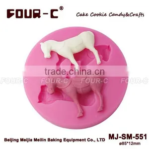 Horse Silicone Impression Mold,fondant Decorating Mold thumbnail-1