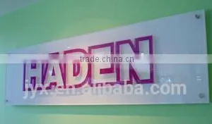 High Quality White Acrylic Indicator Lighting With Red Letters thumbnail-1