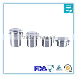 2014 NEWEST Stainless Steel Coffee & Tea Storage Canister thumbnail-1
