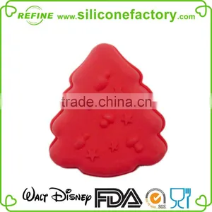 Heat Resistent Christmas Tree Shaped Silicone Mini Baking Mold thumbnail-2