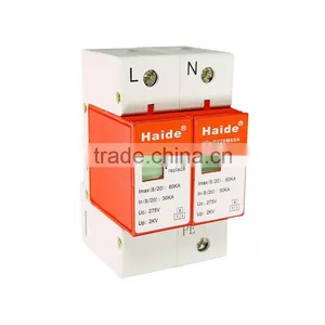 220V 80KA Single Phase Lightning Protector Price Trade Assurance thumbnail-2