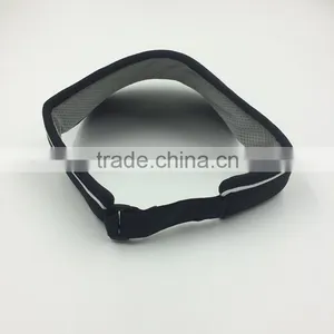 Custom Design Fashion 100% Cotton Black Sun Visor With Embroidery thumbnail-4
