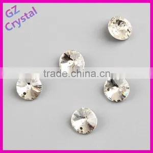 2015 New Fashion Flat Back Round Sew On Stone For Garment thumbnail-4