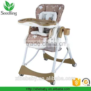Multi-function High Chair, 3 in 1 Foldable Baby High Chair Feeding Chair Factory Direct thumbnail-1
