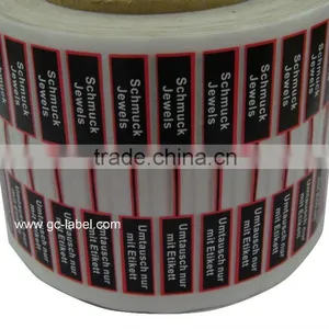 Accept Customized Private Pe/pet/bopp/vinyl/paper Sticker Self-adhesive Label Stickers thumbnail-5