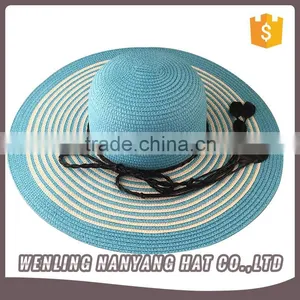 Wholesale Summer Blank Custom Floppy Straw Lady Hat Women Straw Hat for Sale thumbnail-4