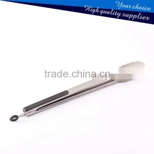 Heat Resistant BBQ Grill Kitchen Tongs With Silicone Handle thumbnail-5