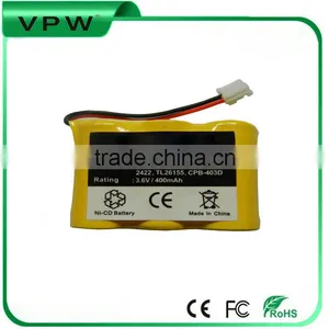 80-5074-00-00,80-5074-02-00,2422,TL26155,CPB-403D 2/3AA Ni-cd 3.6V 400mAh Cordless Phone Battery thumbnail-1