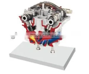 Audi 5 Valve Cylinder Head With a Camshaft Adjustment Device Dissection Model thumbnail-1