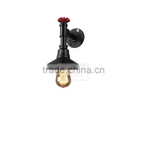 Industrial Metal Water Pipe Wall Light Edison Bulb Style Wall Bracket Wall Lamp for Cabinet thumbnail-1