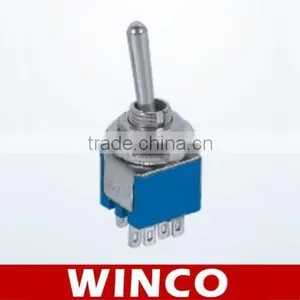Good Quality 6 Pin Sub-miniature Toggle Switch SMTS-202 thumbnail-1