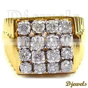 Diamond Gents Gold Rings, Diamond Wedding Rings, Diamond Engagement Rings thumbnail-3