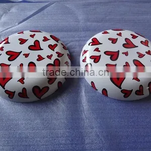Aliuminium Non-stick Flower Decorated Silk Screen Design Frypan thumbnail-4