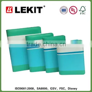 High Quality Leather Loose Leaf Notebook With Silk-screening Design thumbnail-1