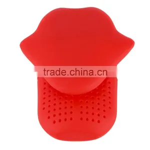 Novelty Design Tongue Shape Silicone Tea Filter Bag thumbnail-3