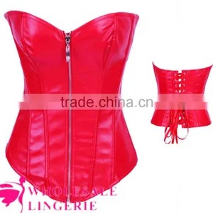 2015 New Design Sexy Red Mature Corset for Waist Training Corsets for Sale thumbnail-2