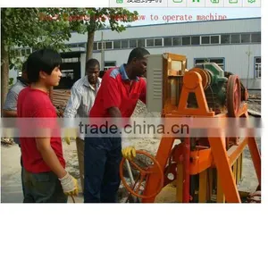 QMY4-45 Laying Egg Mobile Concrete Hollow Block Making Machine Made in Ghana thumbnail-6