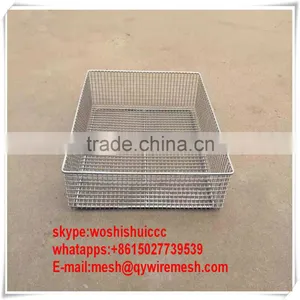 Fruit Bowl Holder Metal Chrome Grid Basket F0094 thumbnail-2