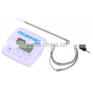 High Quality Multipurpose Digital Kitchen Laboratory Thermometer and Timer Alarm thumbnail-1
