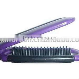 Foldable Hair Brush Comb Mirror Set thumbnail-1