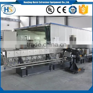 PP PE Calcium Carbonate Filler Masterbatch Plastic Granules Twin Screw Extruder thumbnail-1