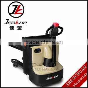 China Brand High Quality Double Lift 2 Ton Electric Pallet Truck thumbnail-2