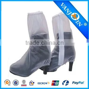 Fashion White Zippered Nonslip Rainproof Flodable Reusable Short Covers thumbnail-6