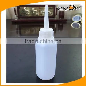 Empty PE Material 120ml 4oz Squeezable Plastic Glue Bottle Wholesale thumbnail-1
