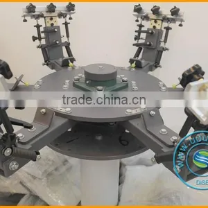 Luxury 6 Color T-shirt Screen Printing Machine Price thumbnail-2