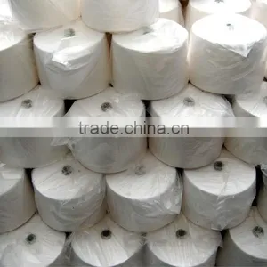 2015 Raw White Natural Indian Contamination Controlled Cotton Ne 40/2 Combed Yarn for Knitting thumbnail-4