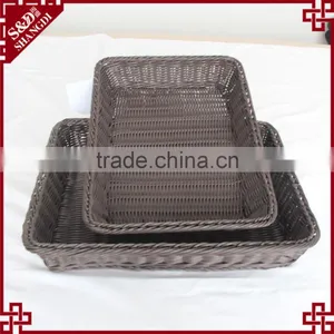 Food Grade PP Wicker Bread Storage Water Hyacinth Basket thumbnail-4