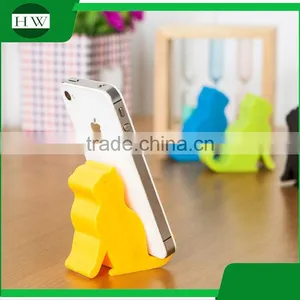 Multi Mini Plastic Portable Cat Desktop Table Cell Mobile Phone Bracket Stand Support Holder thumbnail-5