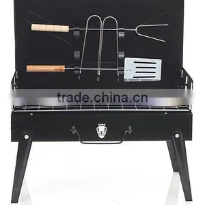 Foldable Black Case BBQ Grills thumbnail-1