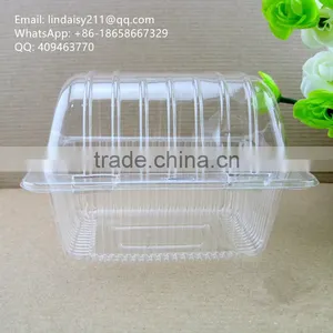 BOPS High Transparent Plastic Swiss Roll Cake, Pastry Packing Container thumbnail-1