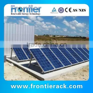 Strong and Durable Adjustable Angle Ground 500KW Solar Power Racking System thumbnail-4