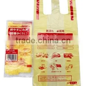 Custom Plastic Garbage Bag---HDPE/LDPE/LLDPE T-shirt or Flat Bag thumbnail-2