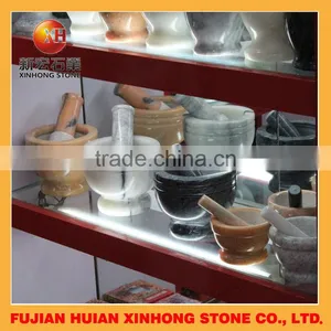 Natural Granite Stone Mortar and Garlic Crusher for Kitchen Appliances thumbnail-6