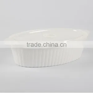 Microwave Plastic Oval Crisper thumbnail-3