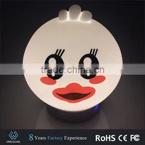 Portable Silicone USB Rechargeable App Glutton Duck Bluetooth Speaker With Led Light thumbnail-2