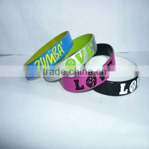 Silicone Wristband With Printing on Double Sides thumbnail-1