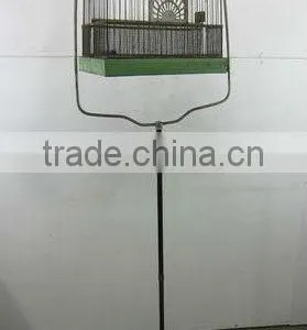 Metal Bird Cage w/ Stand 64"h, 14"x14"x9.5"cage thumbnail-1