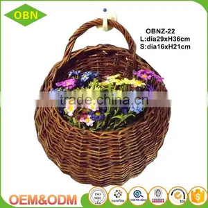 Handmade Hanging Garden Flower Basket With Plastic Liner thumbnail-3