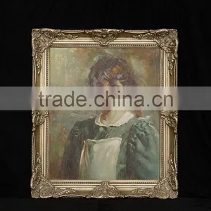Vintage Baroque Wooden Ornate Picture Frame for Oil Paintings Cusotmized Colors Available thumbnail-1