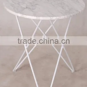 Cooper Metal Stainless Steel Frame With Glass-top Round End Table for the Living Room thumbnail-4