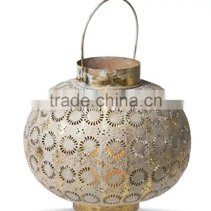 Hanging Vintage Candle Lantern Large Candle Holder thumbnail-1