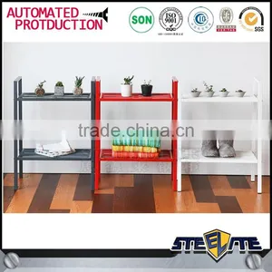 Red Color Display Rack Free Standing Steel Display Rack thumbnail-5